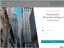 Tablet Screenshot of 20-pine.cityrealty.com