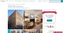 Desktop Screenshot of 1035-fifth-avenue.cityrealty.com