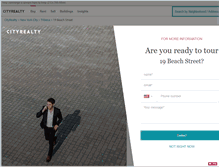 Tablet Screenshot of 19beachstreet.cityrealty.com